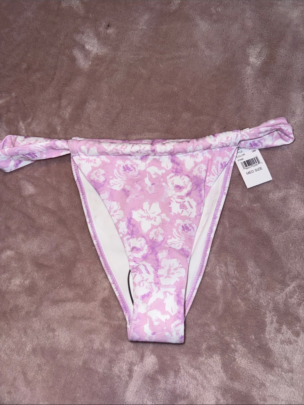 PacSun Pink Floral Bikini Bottoms